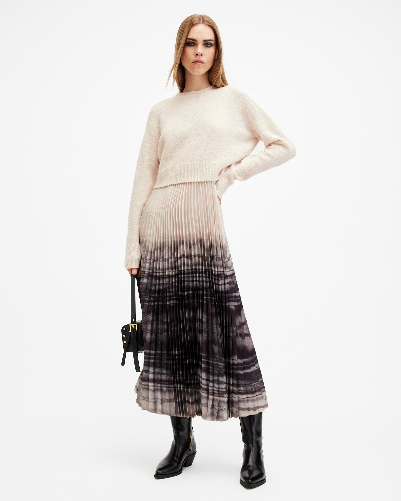 Celilia Pleat 2-in-1 Dress
