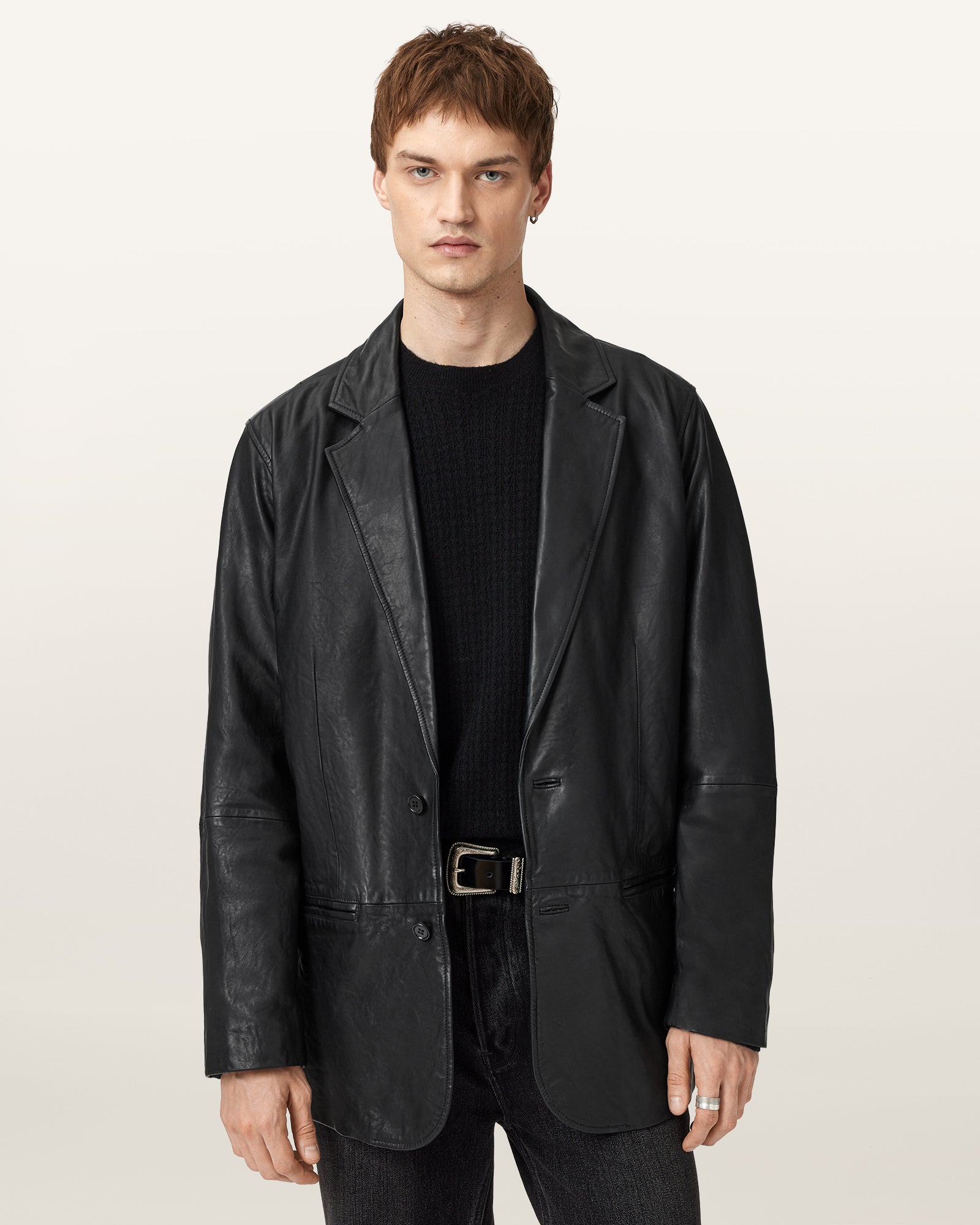 Ashvale Leather Blazer
